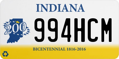 IN license plate 994HCM