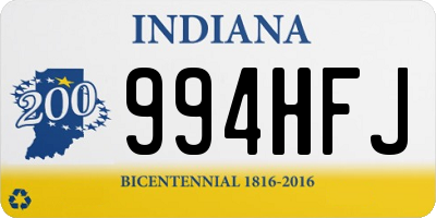 IN license plate 994HFJ