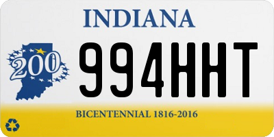 IN license plate 994HHT