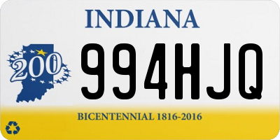 IN license plate 994HJQ