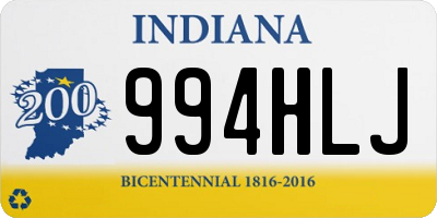 IN license plate 994HLJ