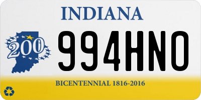 IN license plate 994HNO