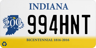 IN license plate 994HNT