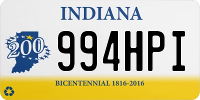 IN license plate 994HPI