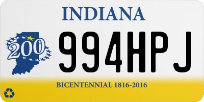 IN license plate 994HPJ