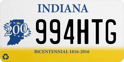 IN license plate 994HTG