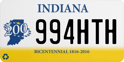 IN license plate 994HTH