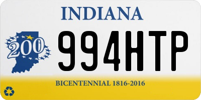 IN license plate 994HTP