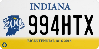 IN license plate 994HTX