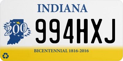 IN license plate 994HXJ