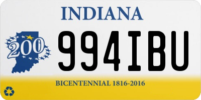 IN license plate 994IBU