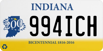 IN license plate 994ICH