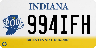 IN license plate 994IFH