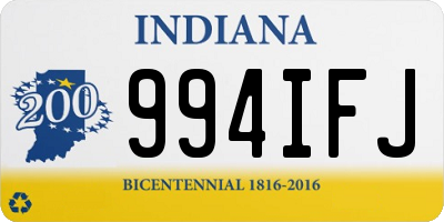 IN license plate 994IFJ