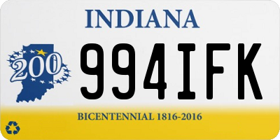 IN license plate 994IFK