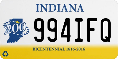 IN license plate 994IFQ