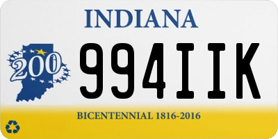 IN license plate 994IIK