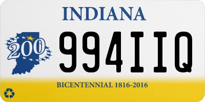 IN license plate 994IIQ