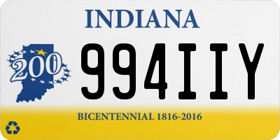 IN license plate 994IIY