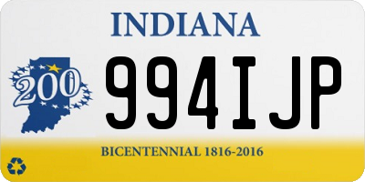 IN license plate 994IJP