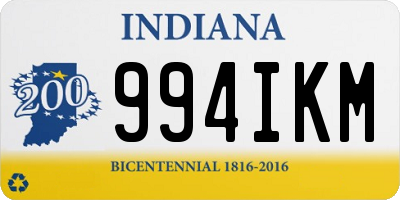 IN license plate 994IKM