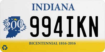 IN license plate 994IKN