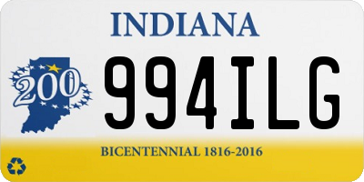 IN license plate 994ILG