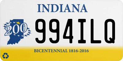 IN license plate 994ILQ