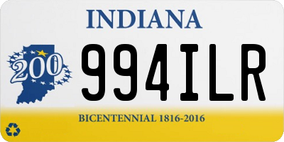 IN license plate 994ILR