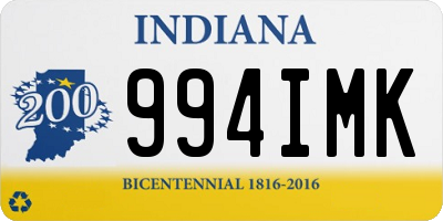 IN license plate 994IMK