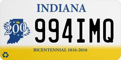 IN license plate 994IMQ