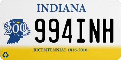 IN license plate 994INH