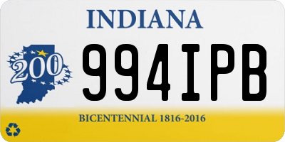 IN license plate 994IPB