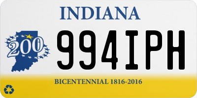 IN license plate 994IPH