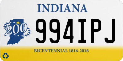 IN license plate 994IPJ