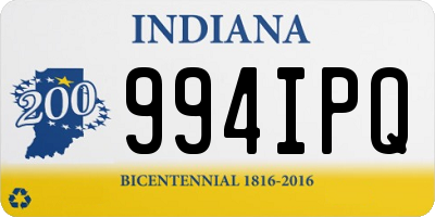 IN license plate 994IPQ