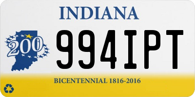 IN license plate 994IPT