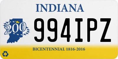 IN license plate 994IPZ