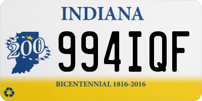 IN license plate 994IQF