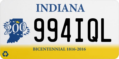 IN license plate 994IQL