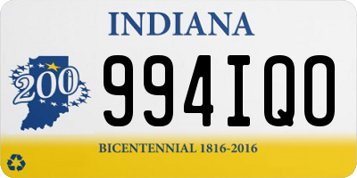 IN license plate 994IQO