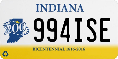 IN license plate 994ISE