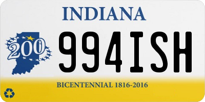 IN license plate 994ISH