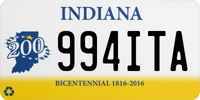 IN license plate 994ITA