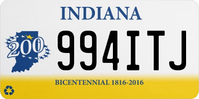 IN license plate 994ITJ