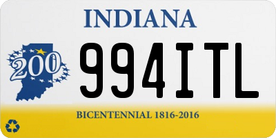 IN license plate 994ITL