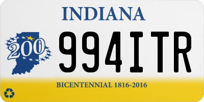 IN license plate 994ITR