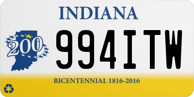 IN license plate 994ITW