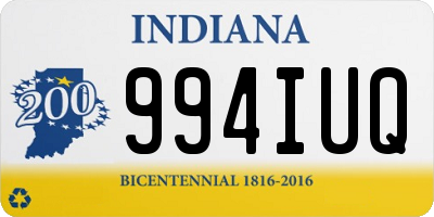 IN license plate 994IUQ