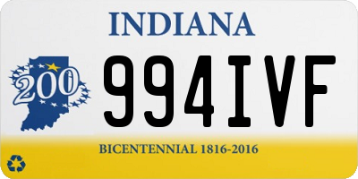 IN license plate 994IVF